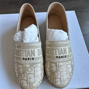 Brand new in box and dust bag Dior Granville espadrilles